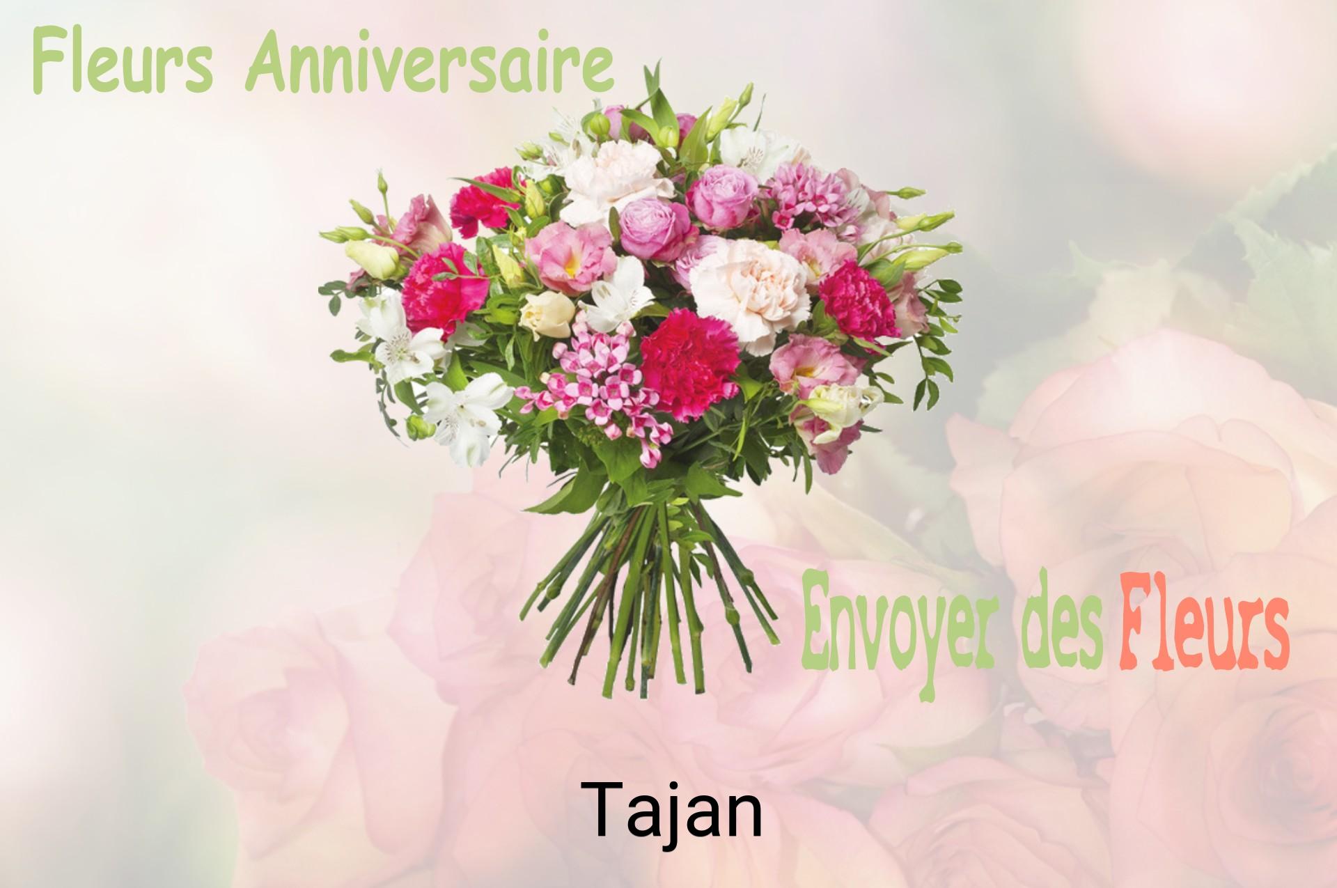 Bouquet de fleurs d’anniversaire livré à Tajan