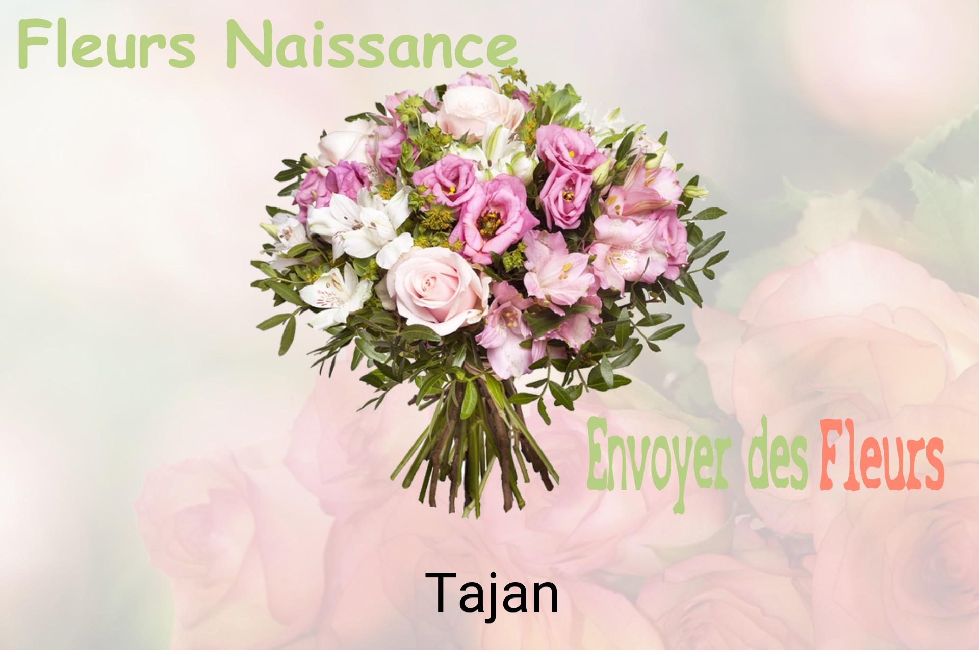 Bouquet de fleurs de naissance livré à Tajan